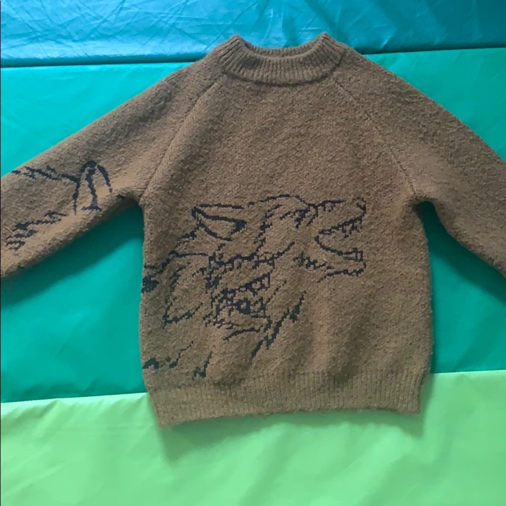 Boys Zara Wolf Sweater 🐺